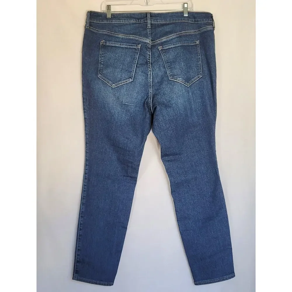 NWT Old Navy 360 Stretch Extra High-Rise Rockstar Super Skinny Denim Jeans Sz 20